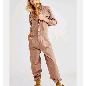 Free People Mauve Jumpsuit